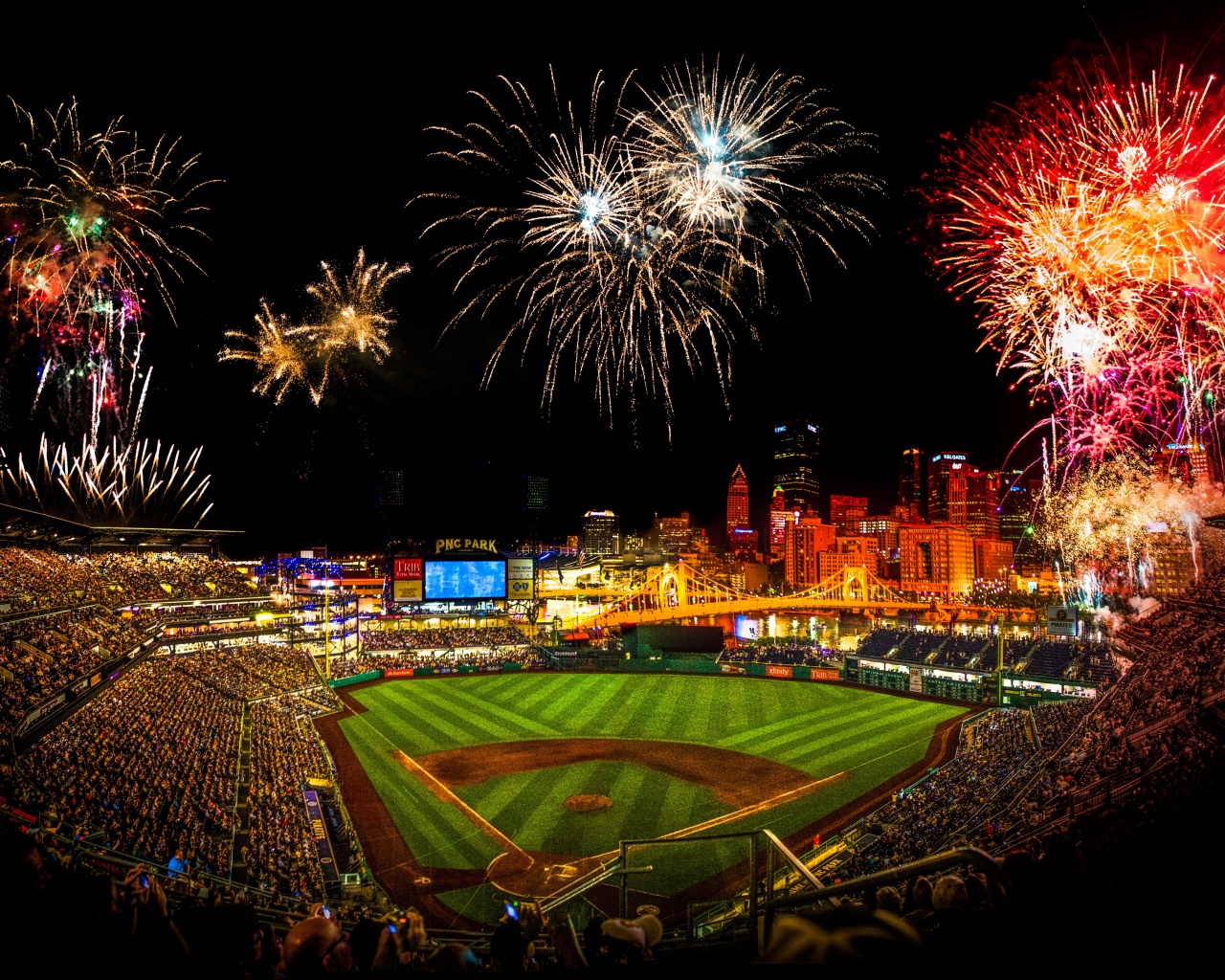 Fireworks At PNC Park