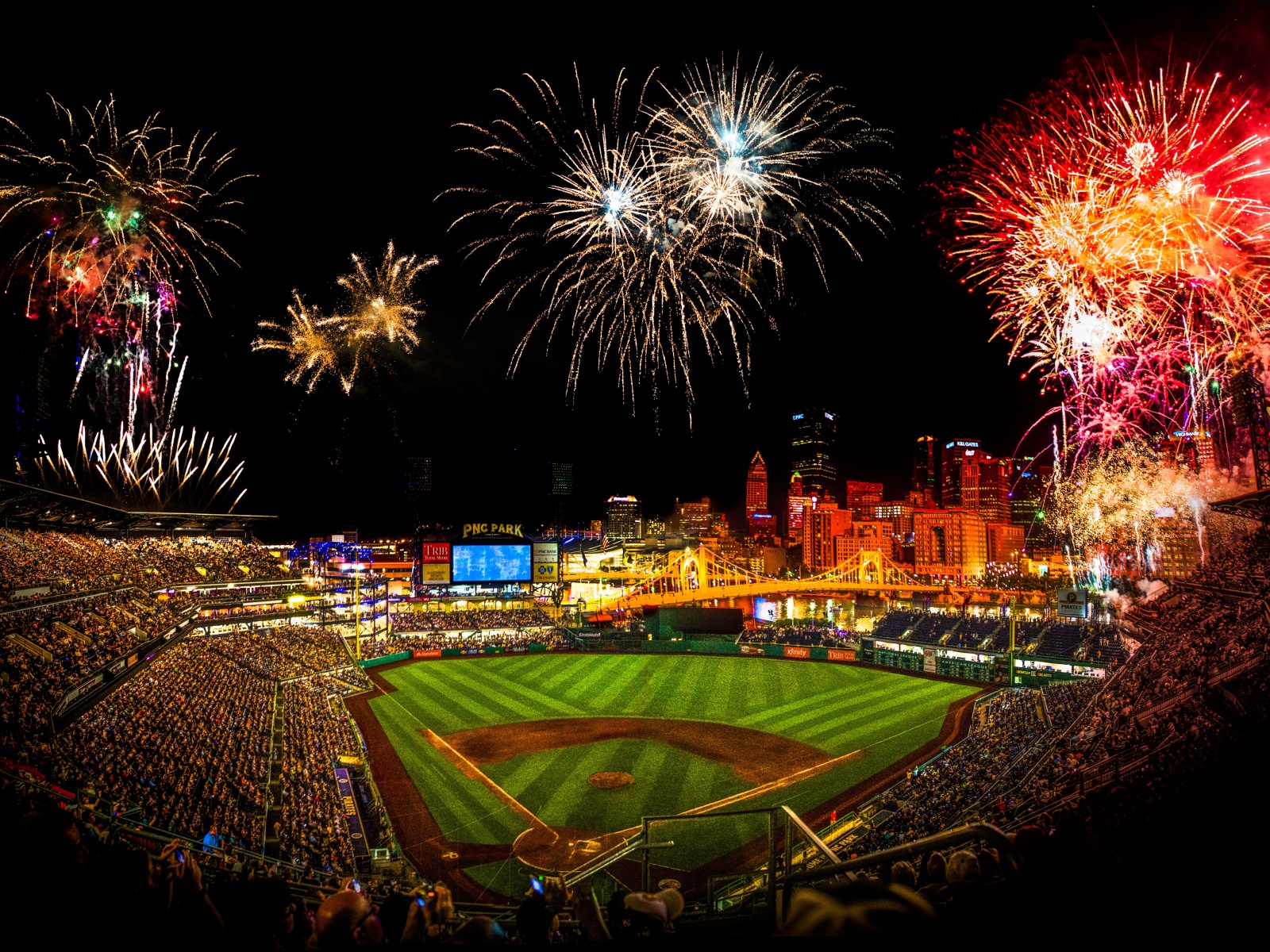 Fireworks At PNC Park