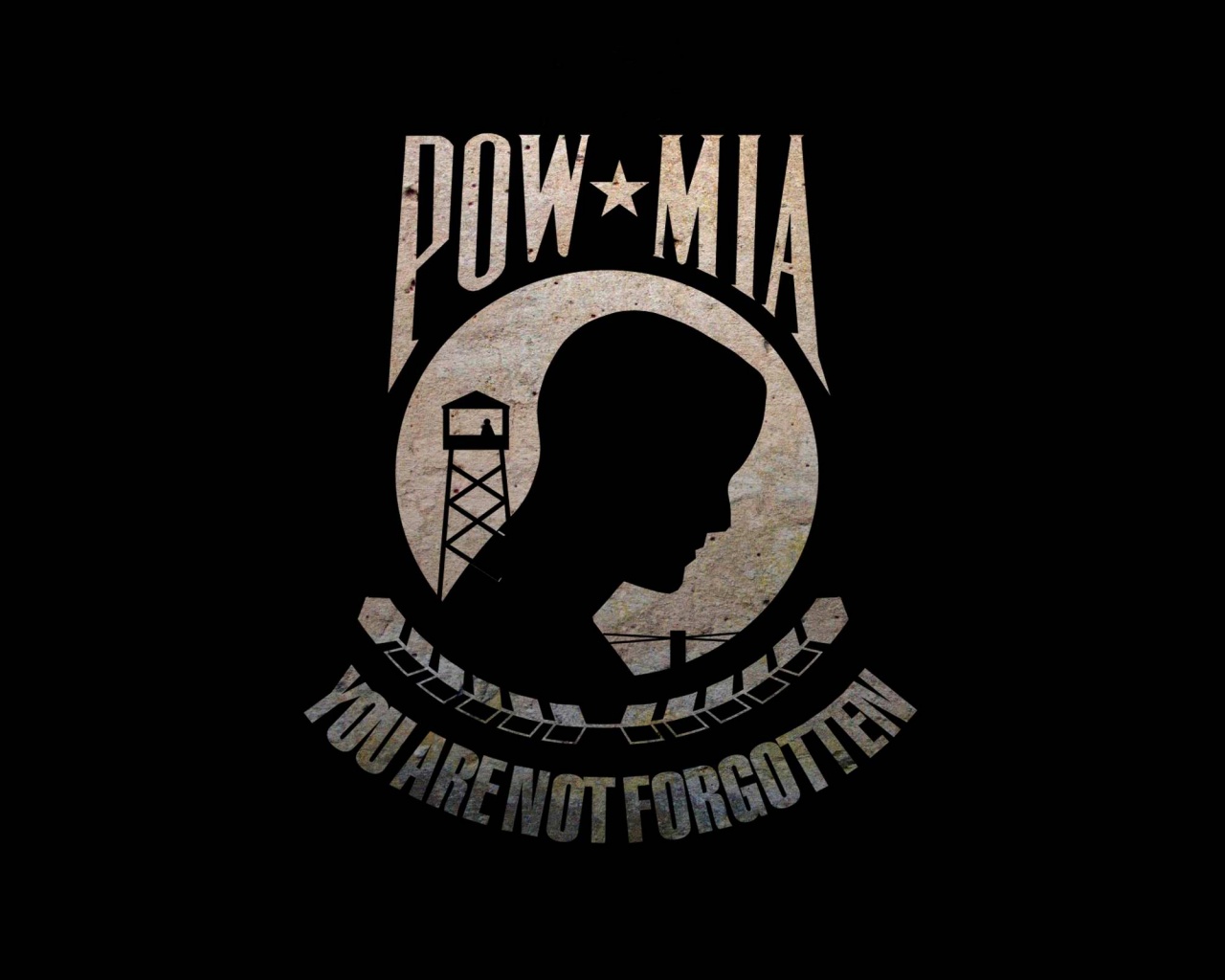 Flag Pow Mia