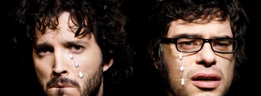 Flight Of The Conchords Faces Graphics Glasses Bristle