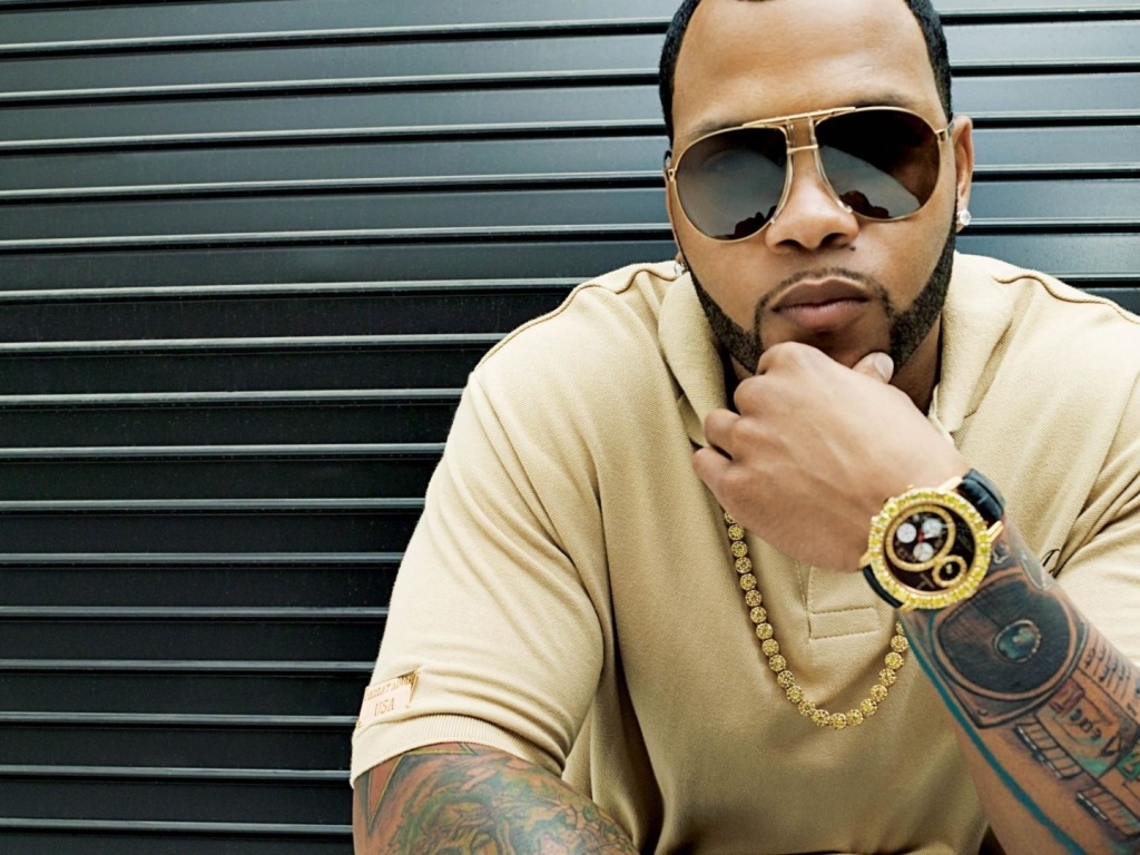 Flo Rida Glasses Tattoo Watches Hands