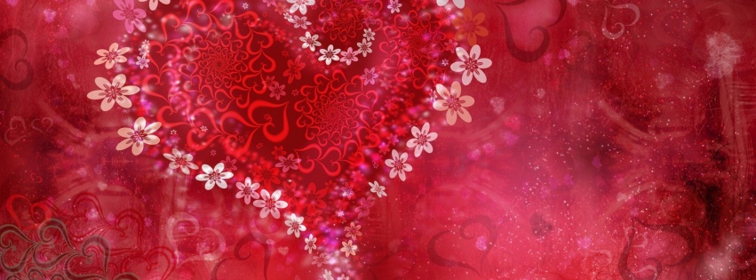 Flower Heart For Valentines Day