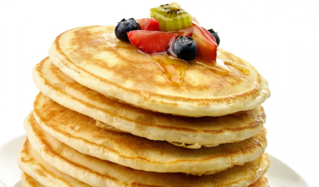 Food Pancakes Berries