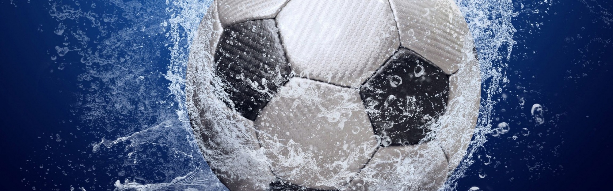 Football Ball In The Water