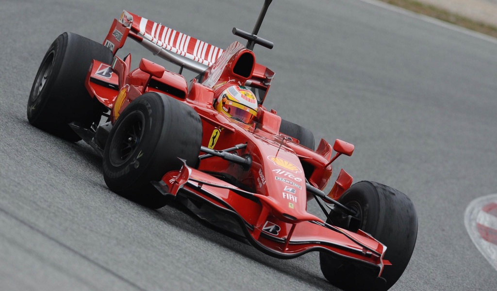 Formula One Barcelona Tests Ferrari Racing