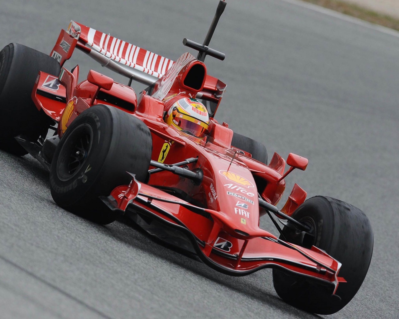 Formula One Barcelona Tests Ferrari Racing