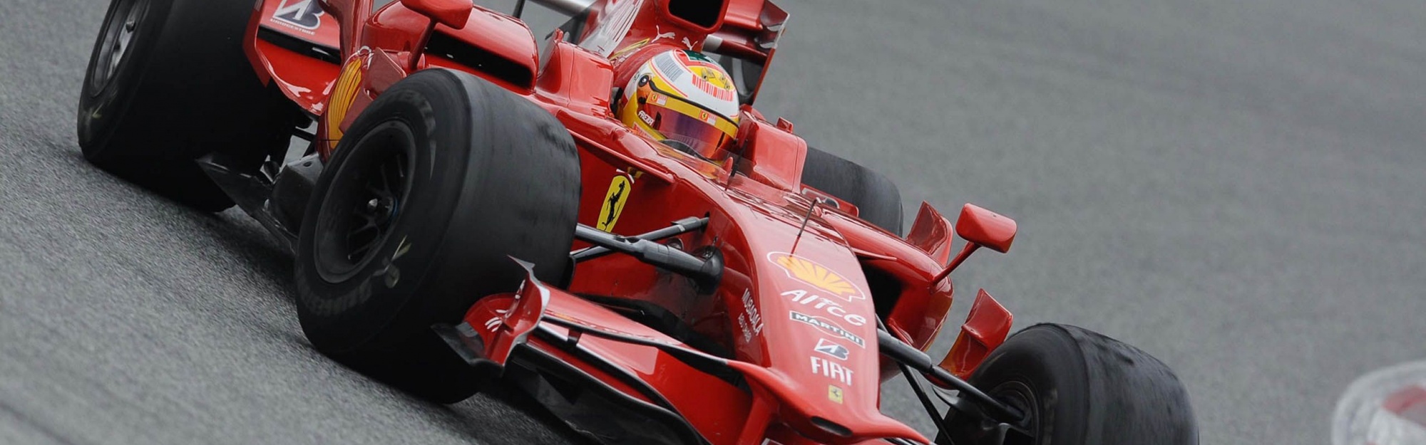 Formula One Barcelona Tests Ferrari Racing