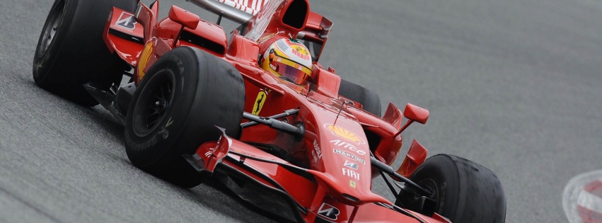 Formula One Barcelona Tests Ferrari Racing