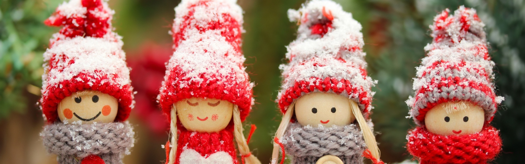 Four Winter Dolls