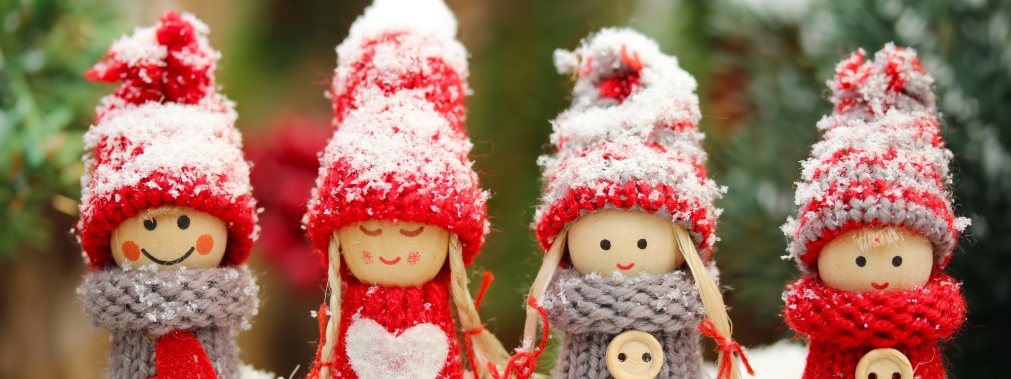 Four Winter Dolls