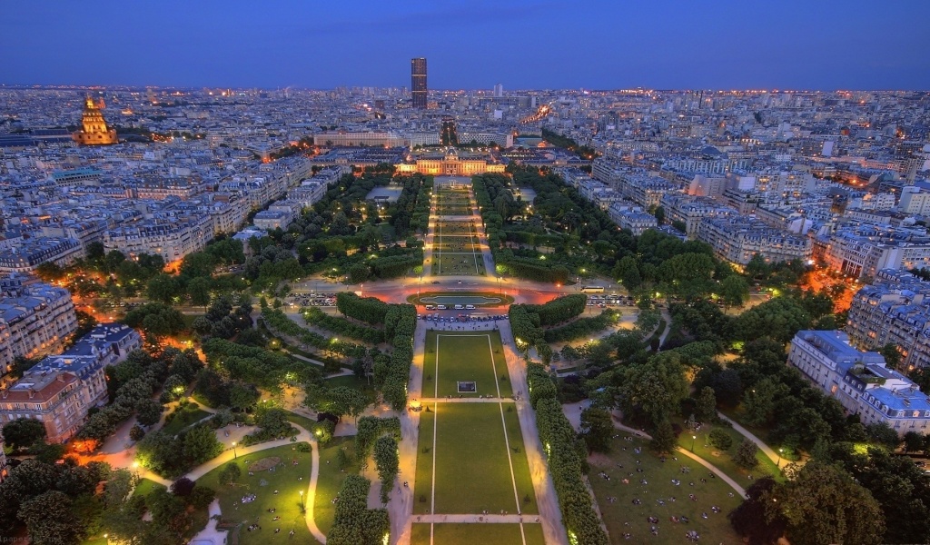 France Paris Building Stadium Park City Landscape