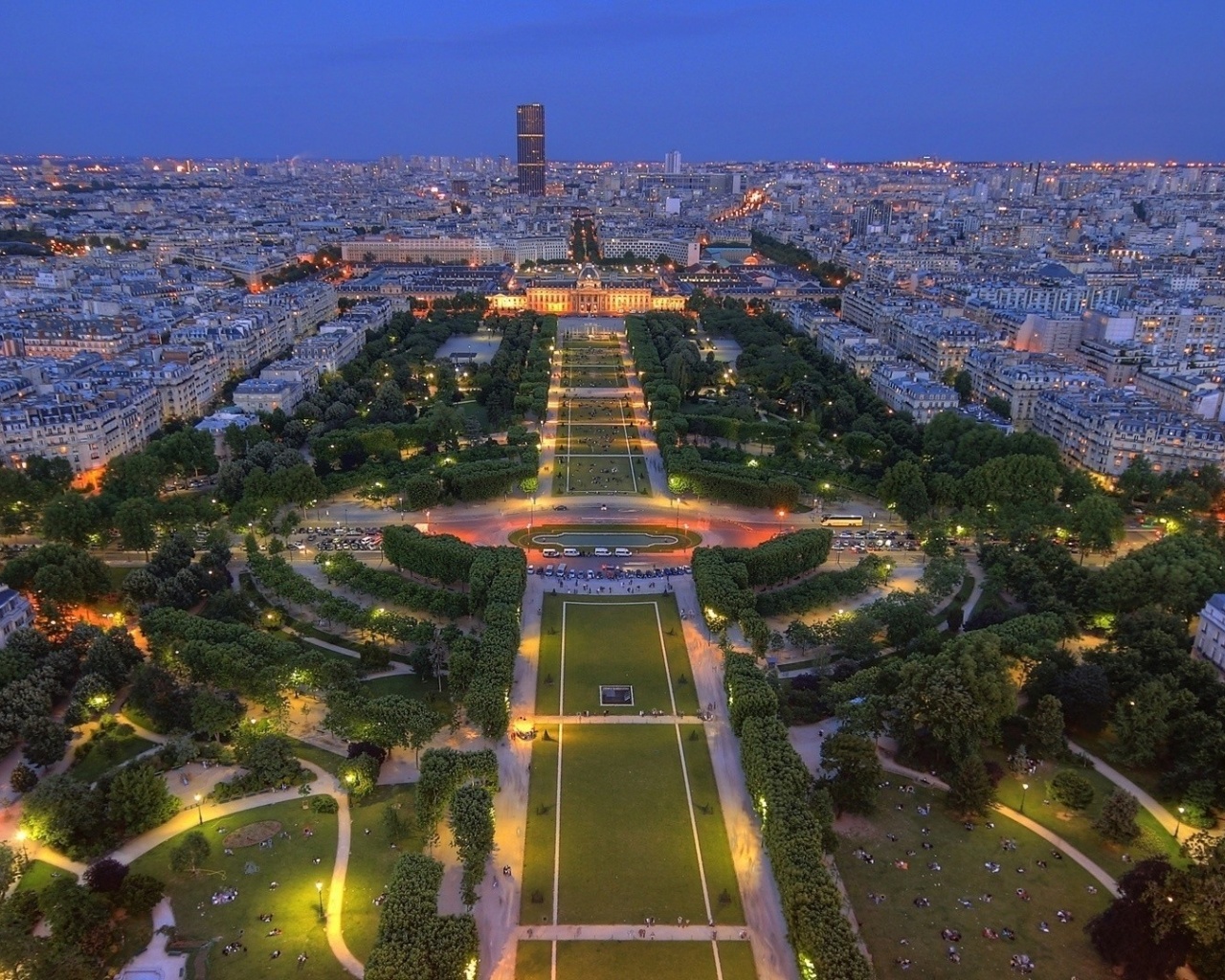 France Paris Building Stadium Park City Landscape