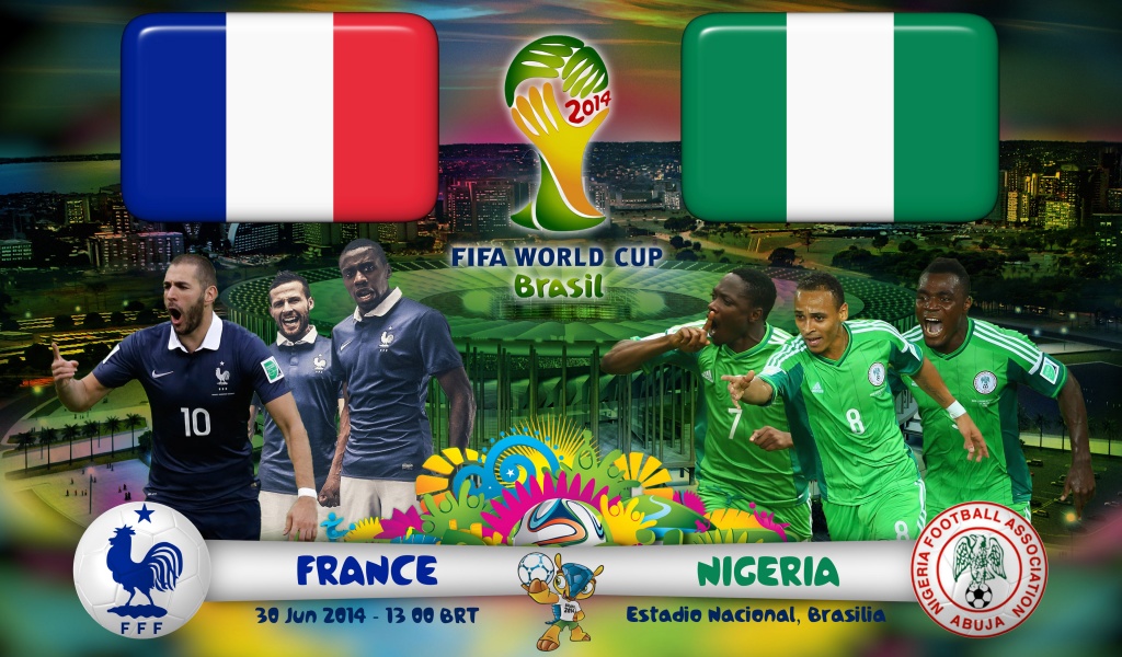 France Vs Nigeria World Cup 2014