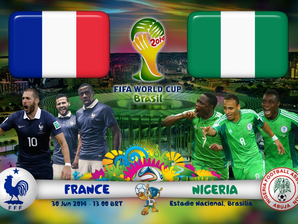 France Vs Nigeria World Cup 2014