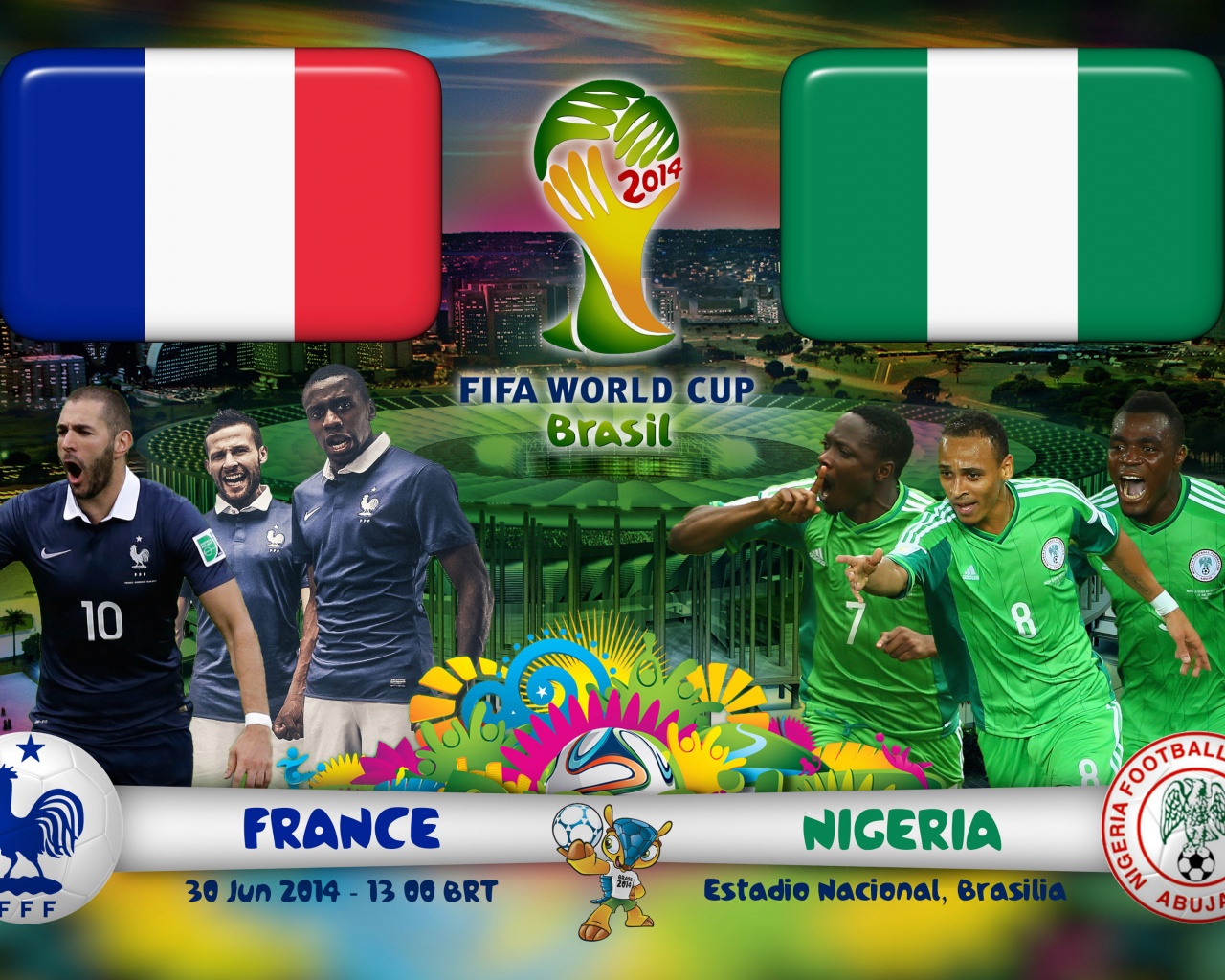 France Vs Nigeria World Cup 2014