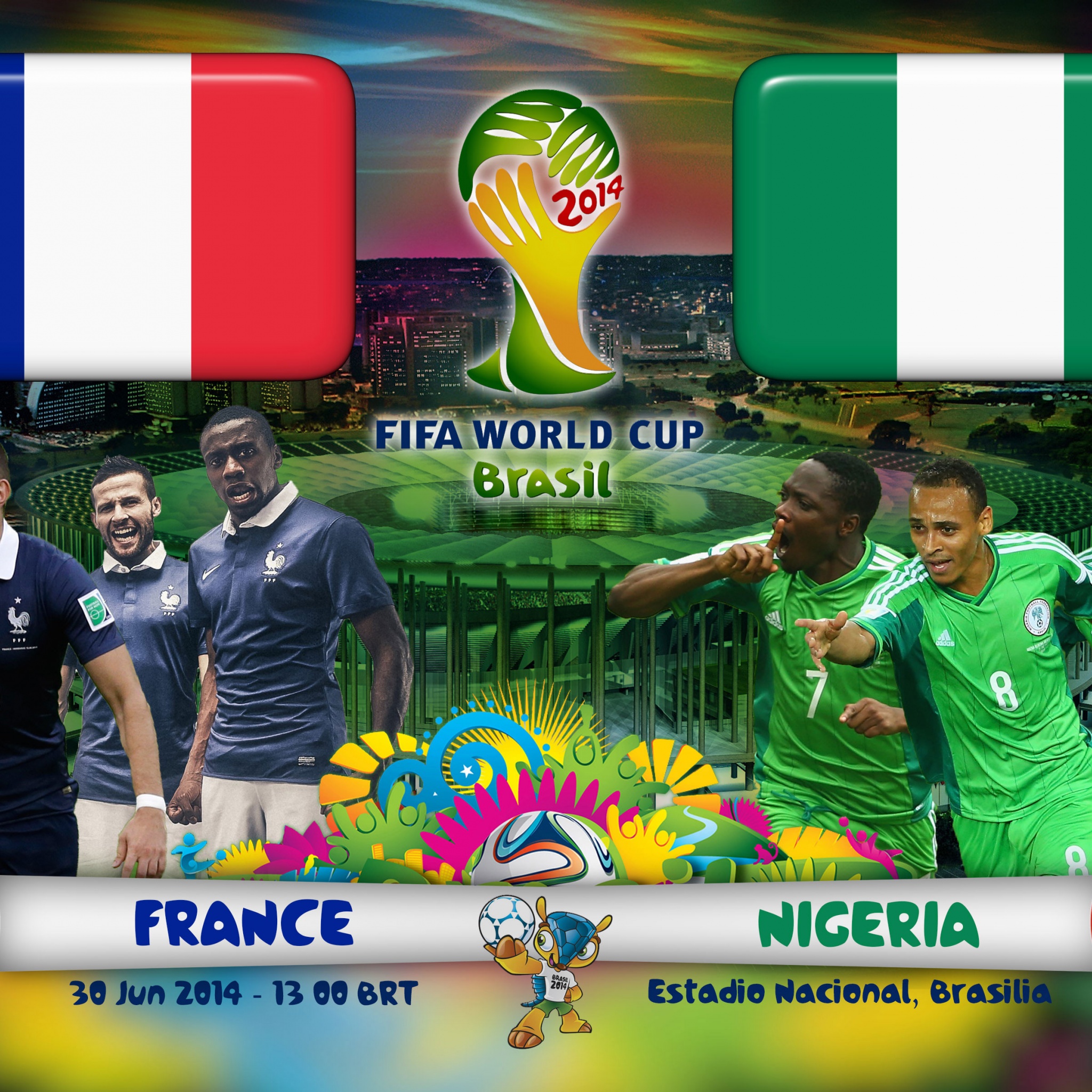 France Vs Nigeria World Cup 2014