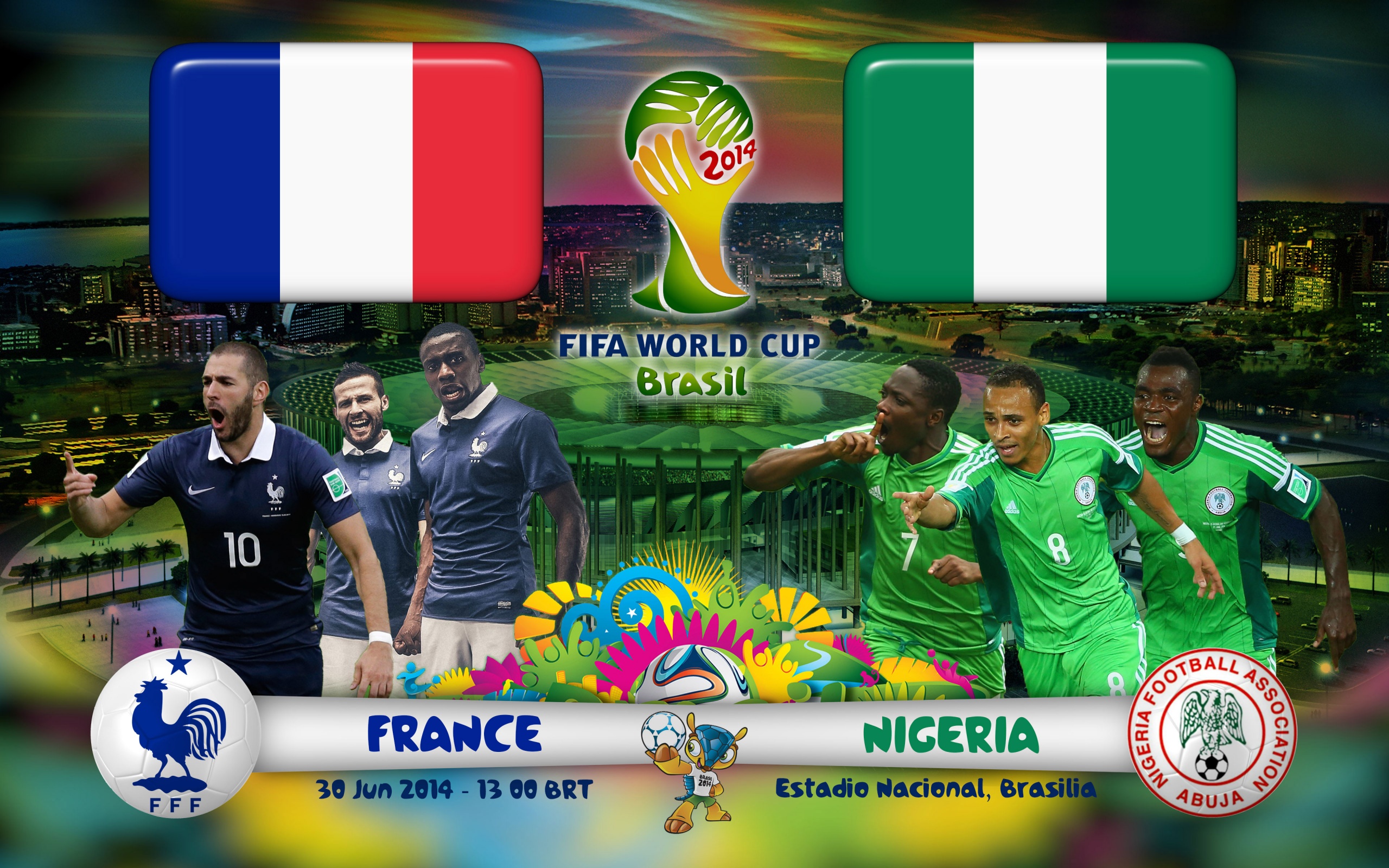 France Vs Nigeria World Cup 2014