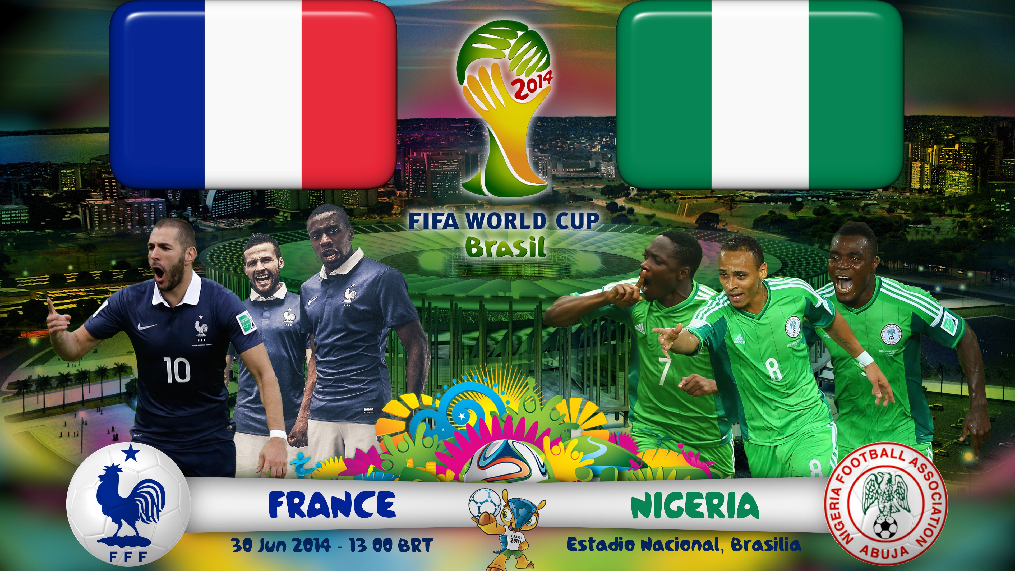 France Vs Nigeria World Cup 2014