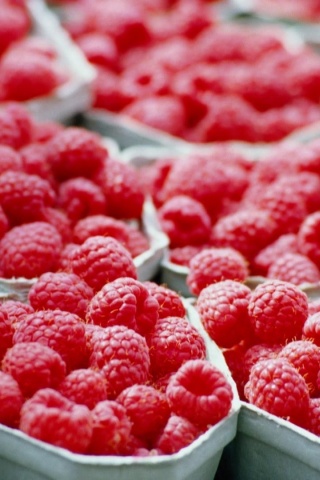 Fruits Food Berries Rasberries