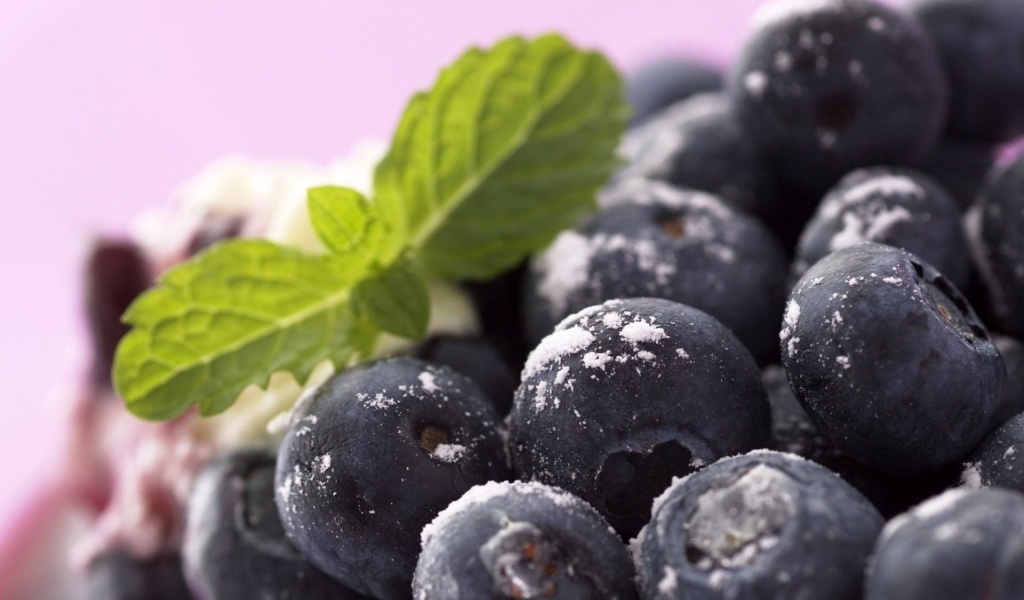 Fruits Food Macro Berries Blueberries