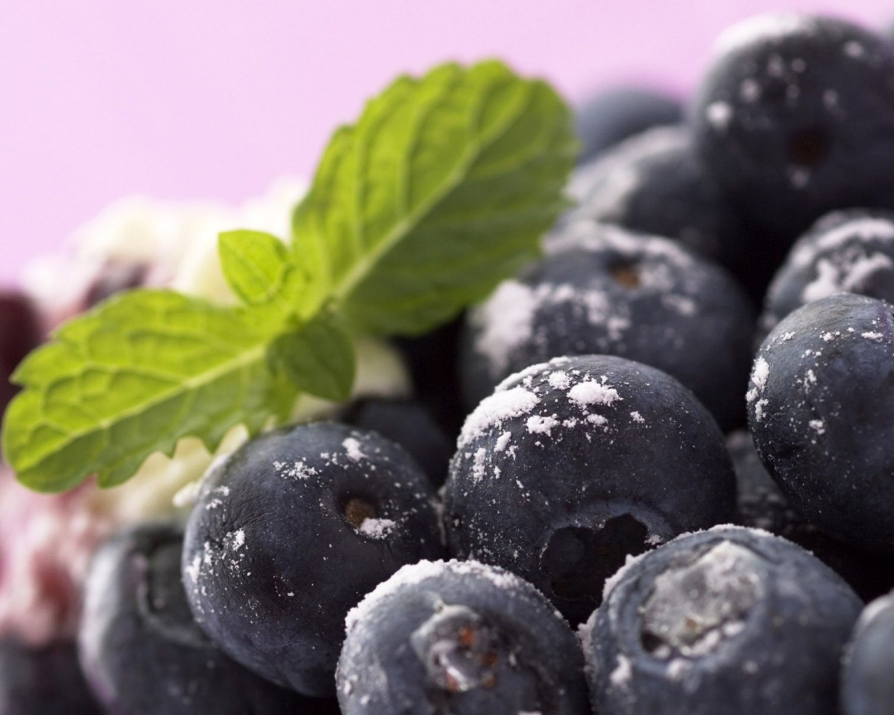 Fruits Food Macro Berries Blueberries