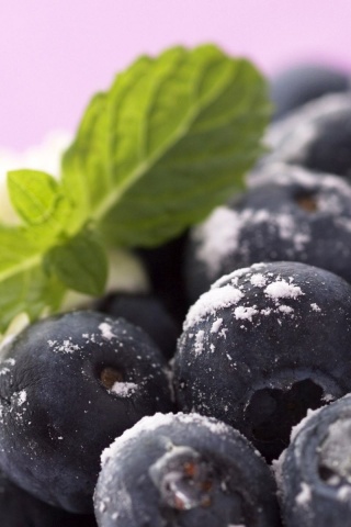 Fruits Food Macro Berries Blueberries