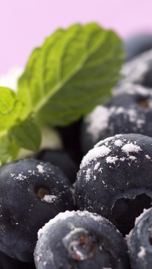 Fruits Food Macro Berries Blueberries