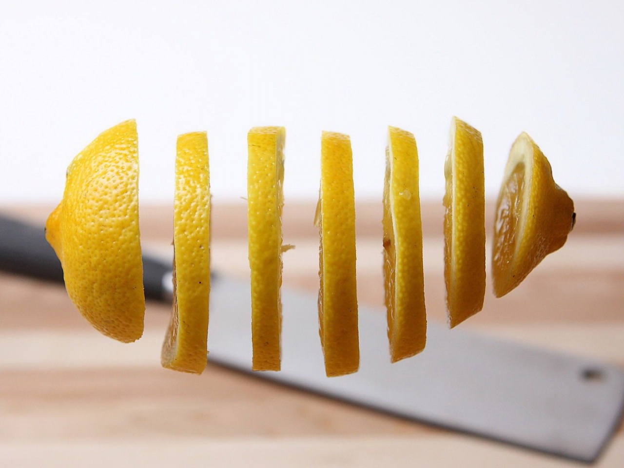 Fruits Knives Lemons