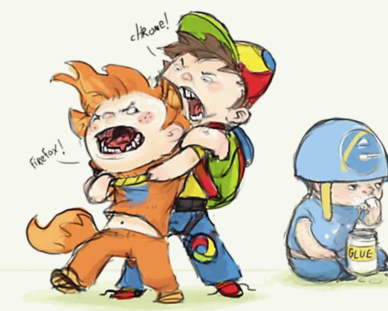 Funny Firefox Internet Explorer Google Chrome