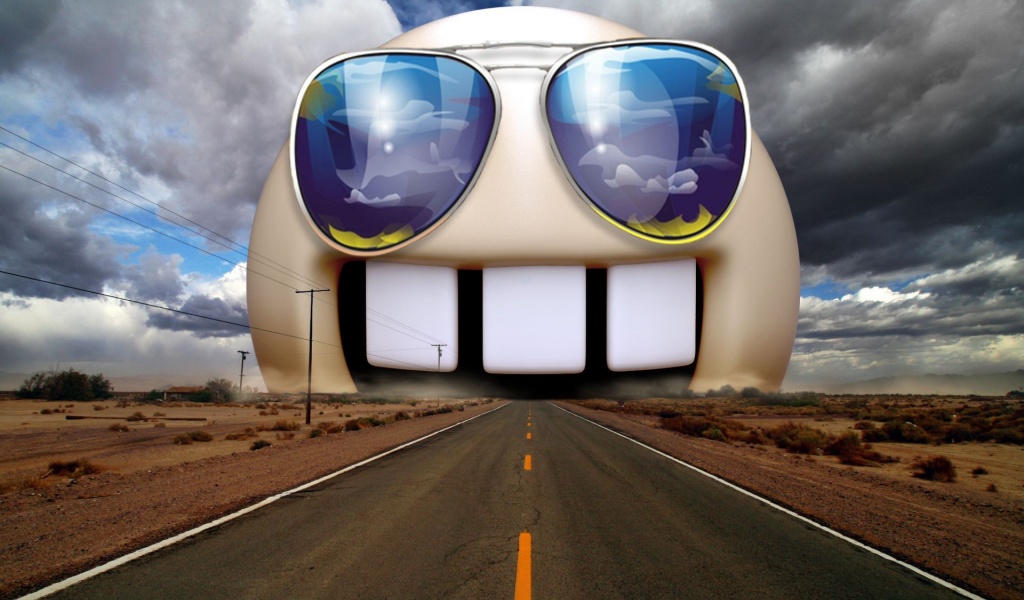 Funny Highway Sunglasses Photomanipulations