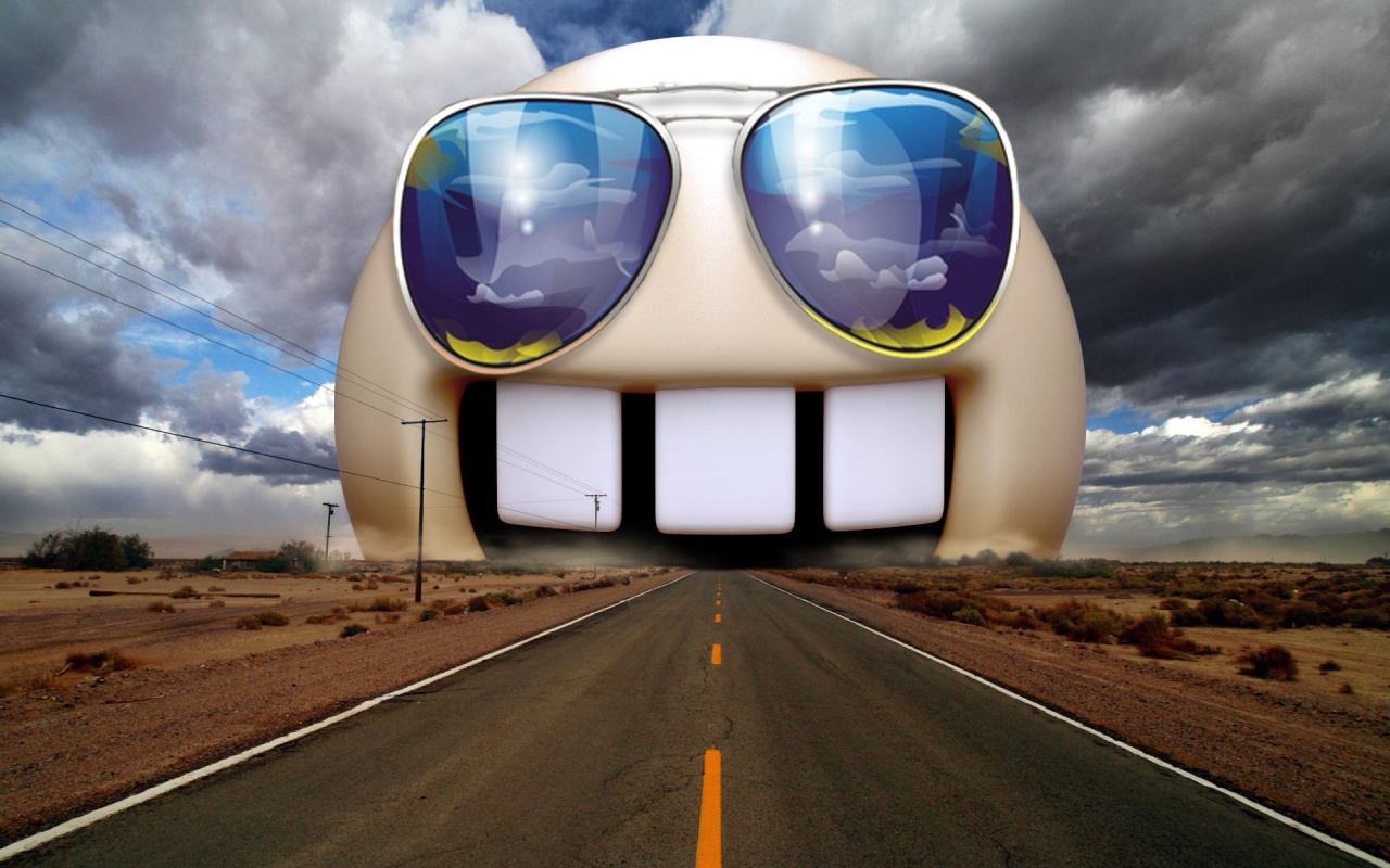 Funny Highway Sunglasses Photomanipulations