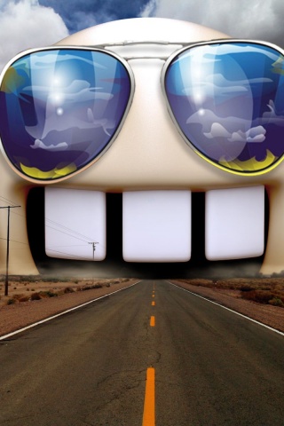 Funny Highway Sunglasses Photomanipulations