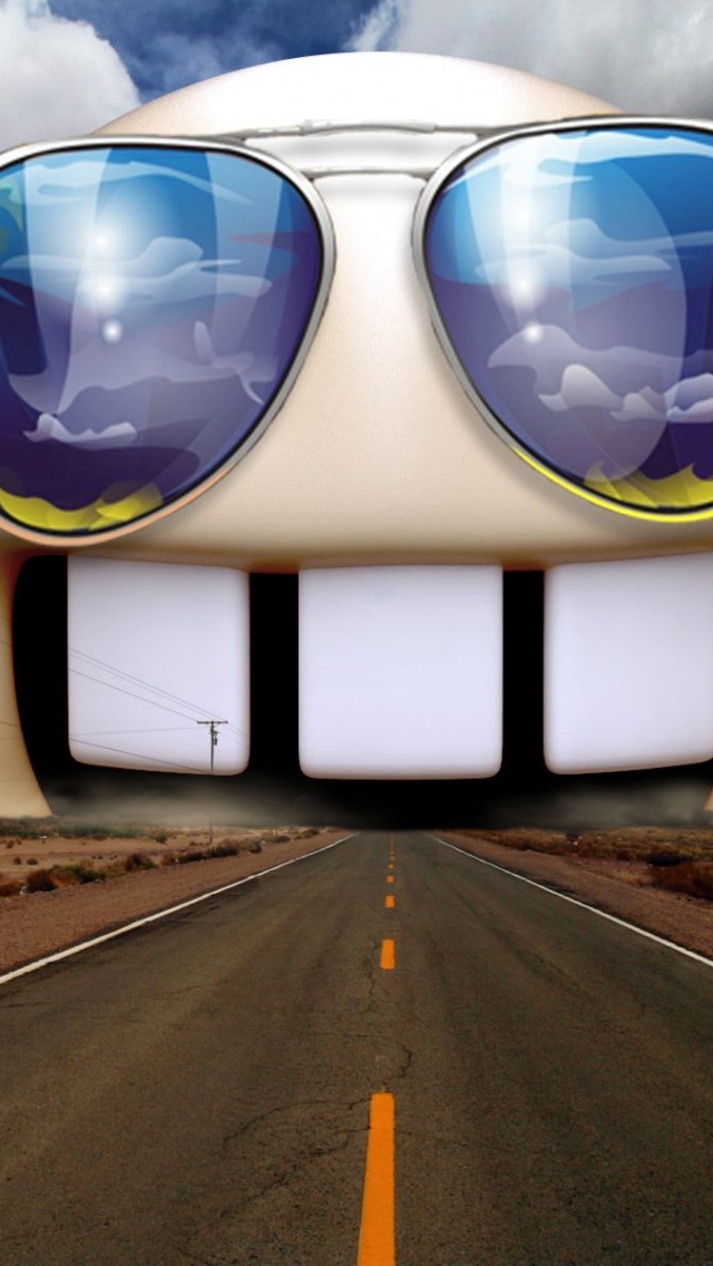 Funny Highway Sunglasses Photomanipulations