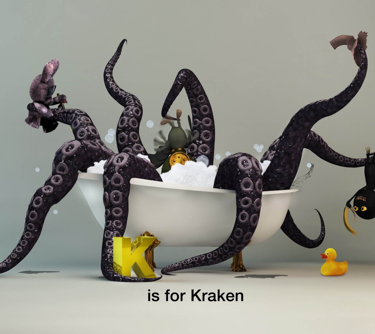 Funny Kraken Monster