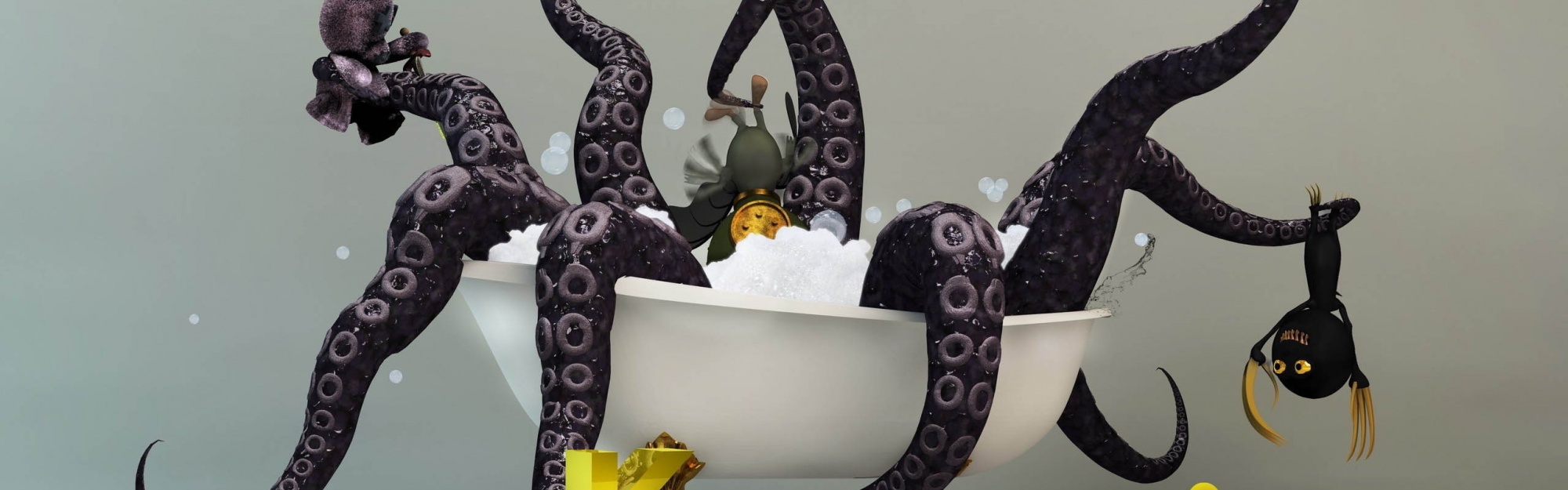 Funny Kraken Monster