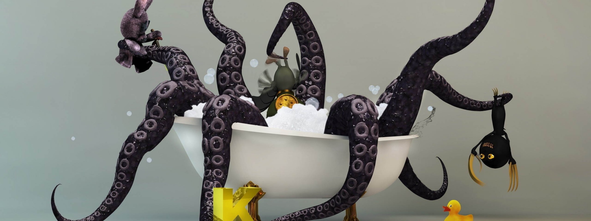 Funny Kraken Monster