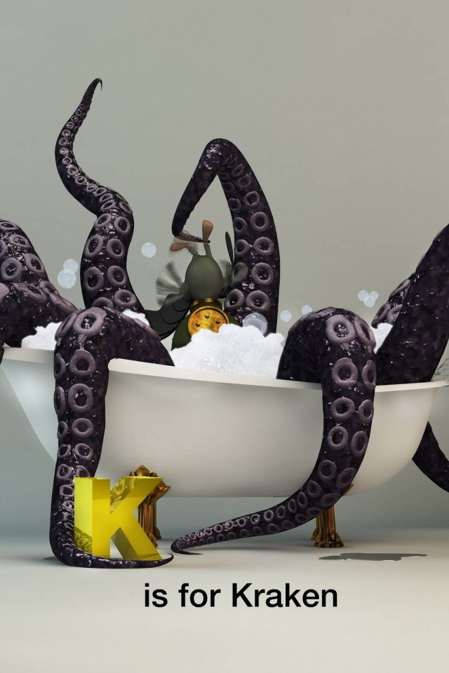 Funny Kraken Monster