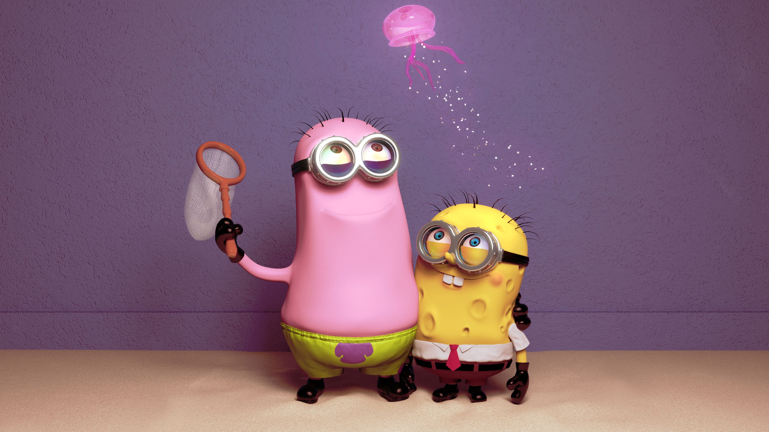 Funny Minions Patrick And Spongebob