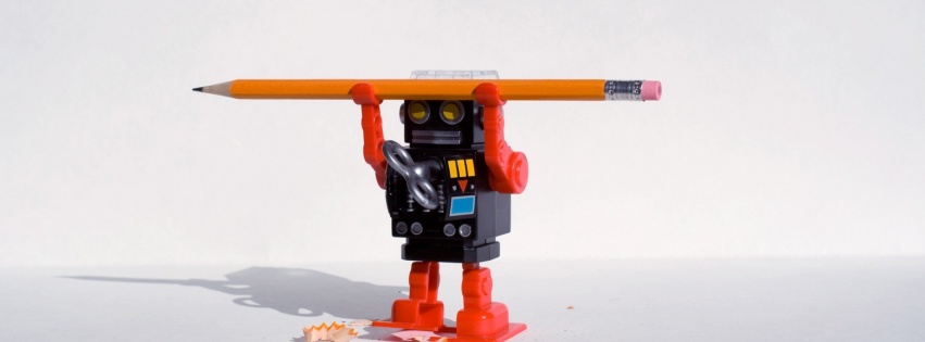 Funny Robot Pencil