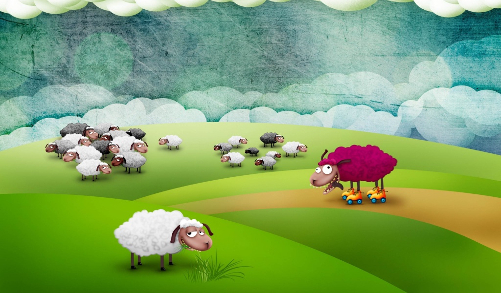 Funny Sheeps