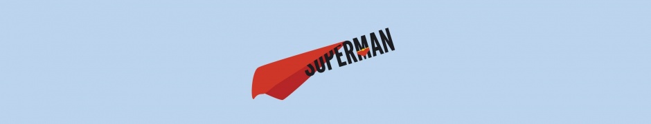 Funny Superman Typography