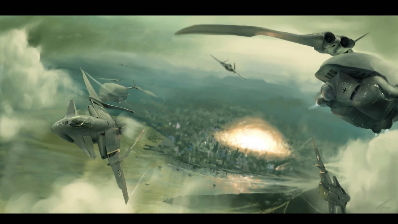 Futuristic Fighter Jets