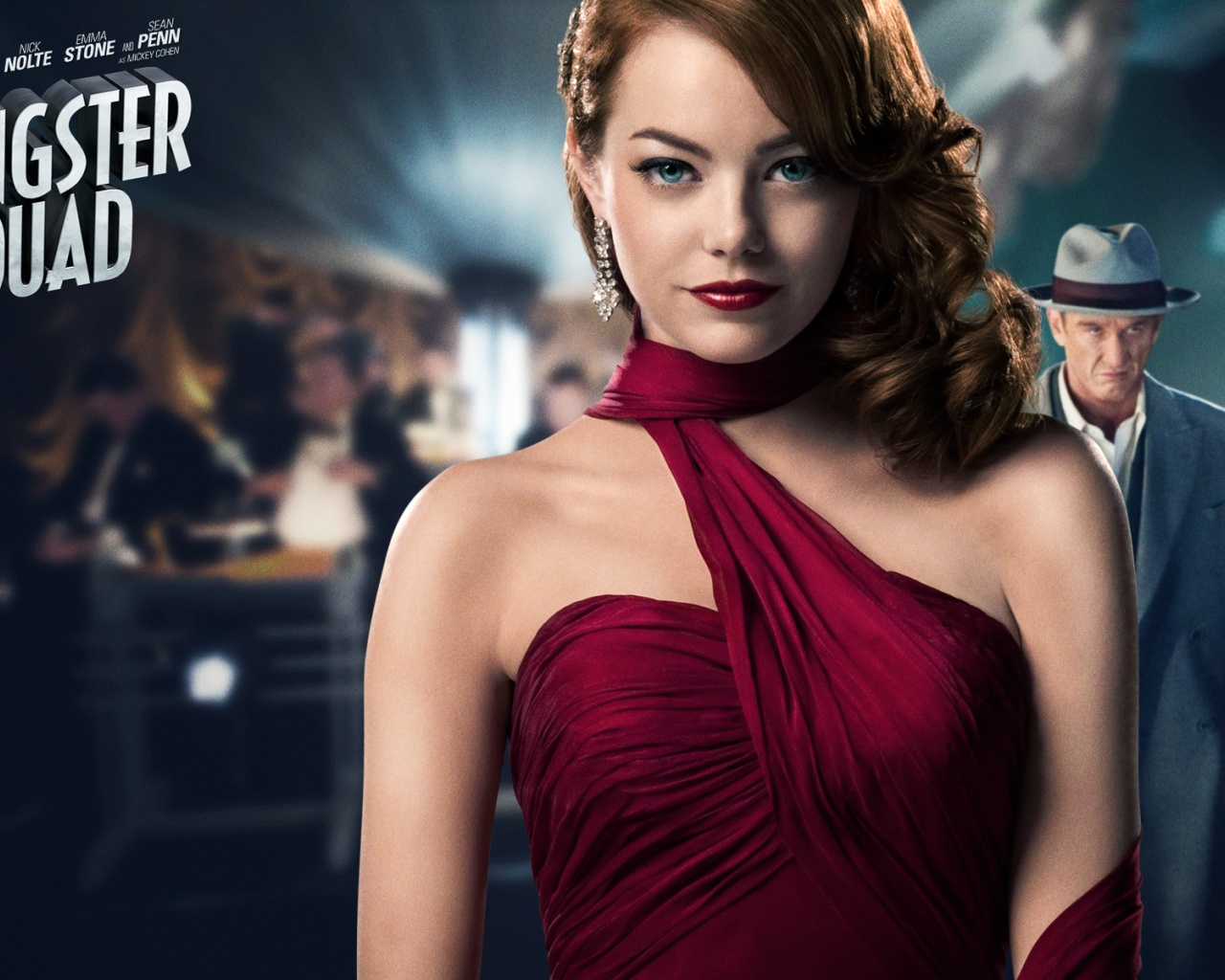 Gangster Squad Emma Stone Sean Penn