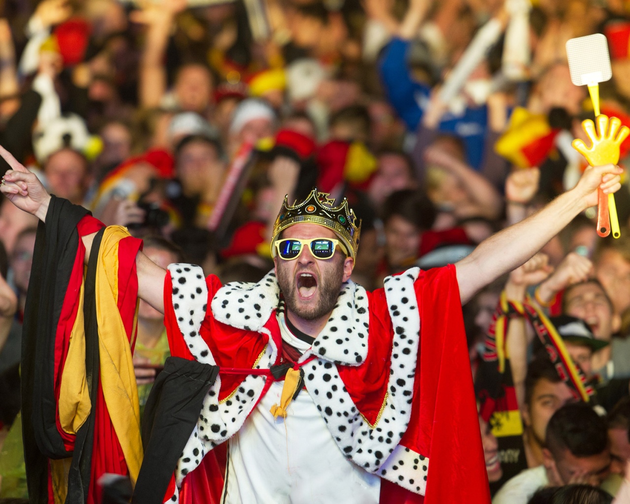 Germans Celebrate Win World Cup 2014