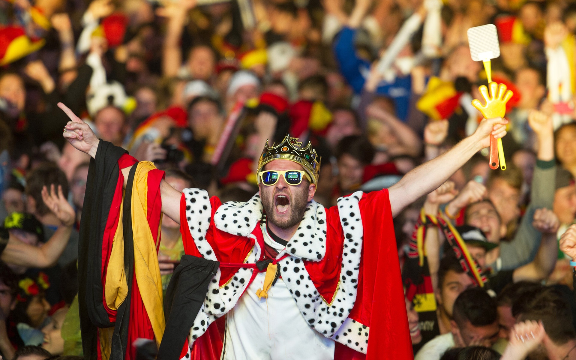 Germans Celebrate Win World Cup 2014