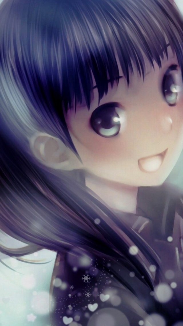 Girl Snowflake Smile
