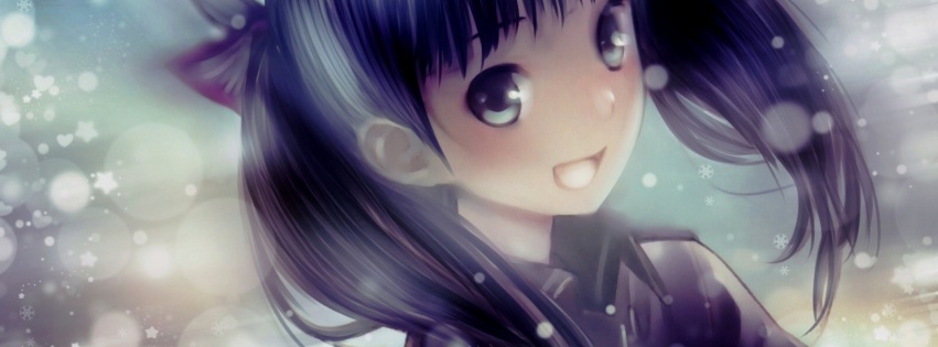 Girl Snowflake Smile