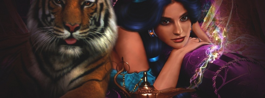 Girl Tsarina Tiger Smile Jasmin