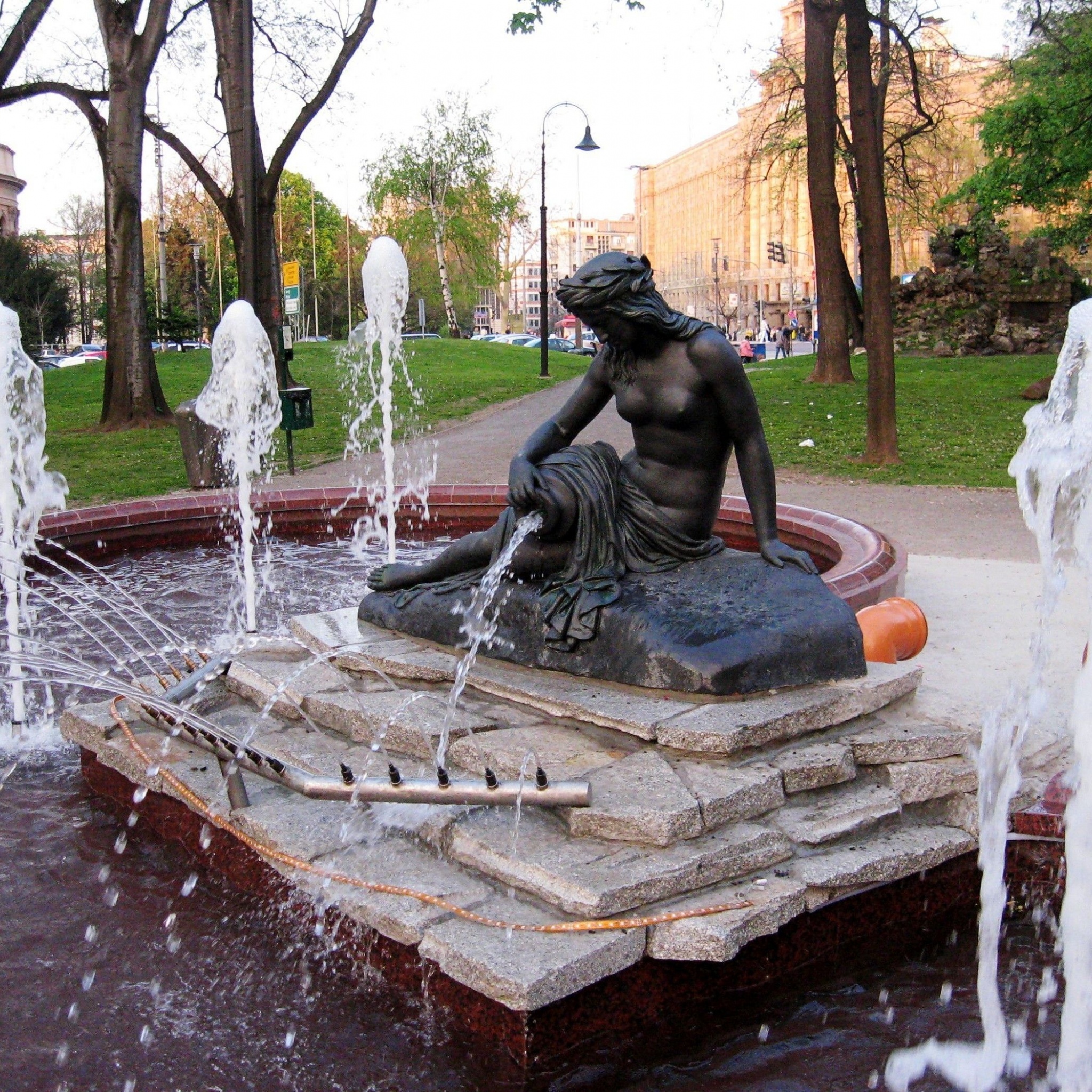 Girl With Jug Belgrade Central Serbia Serbia