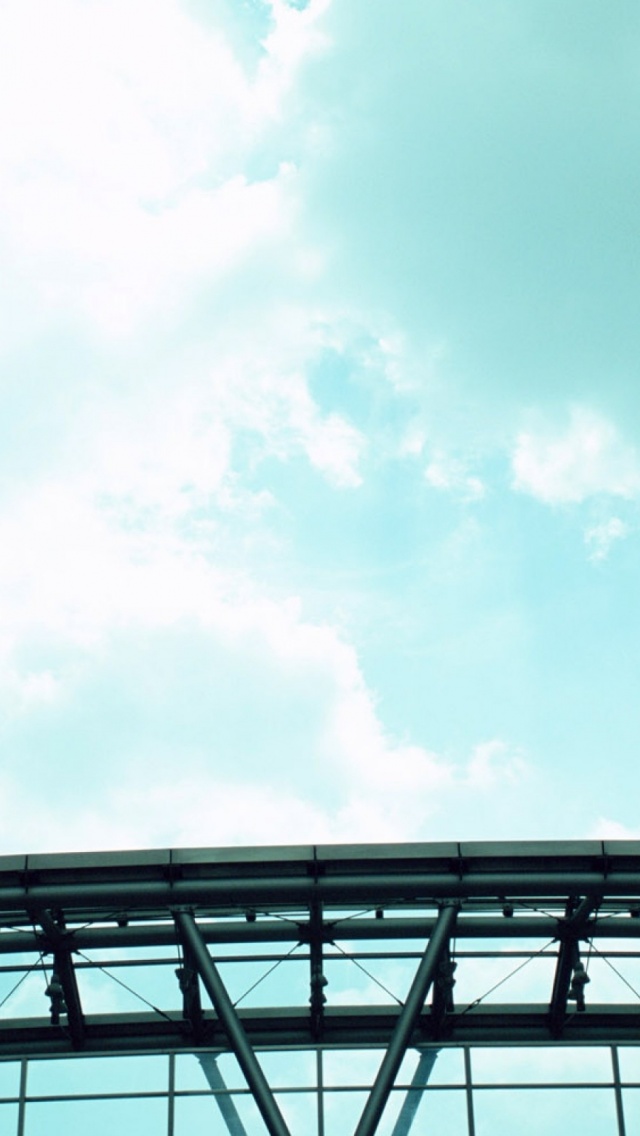 Glass Bridge Between Two Buildings